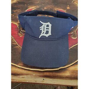 Vintage Detroit Tigers Golf visor Cap Blue One Size